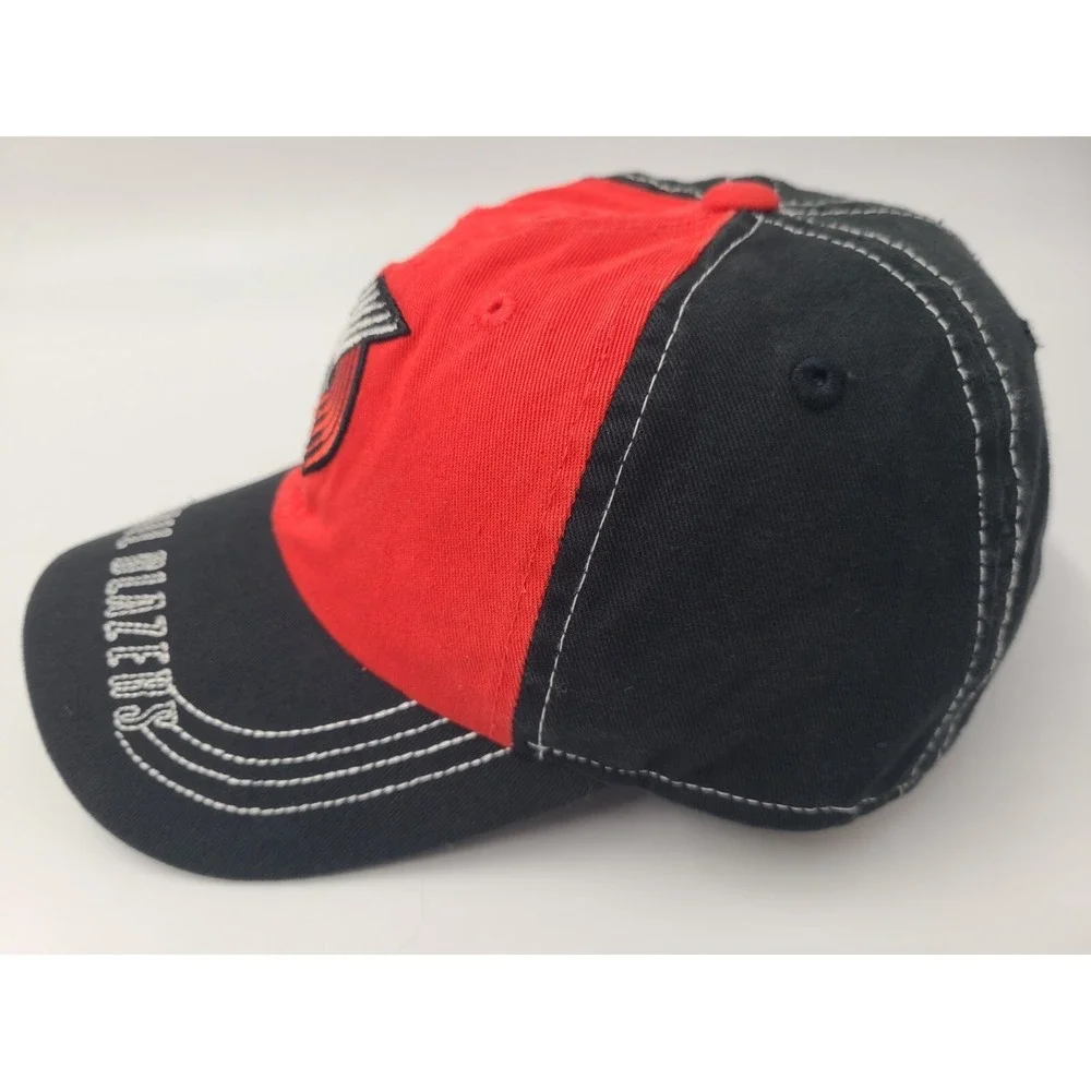Youth Portland Trail Blazers Adjustable Hat Cap‎ Boys NBA Basketball Red Black